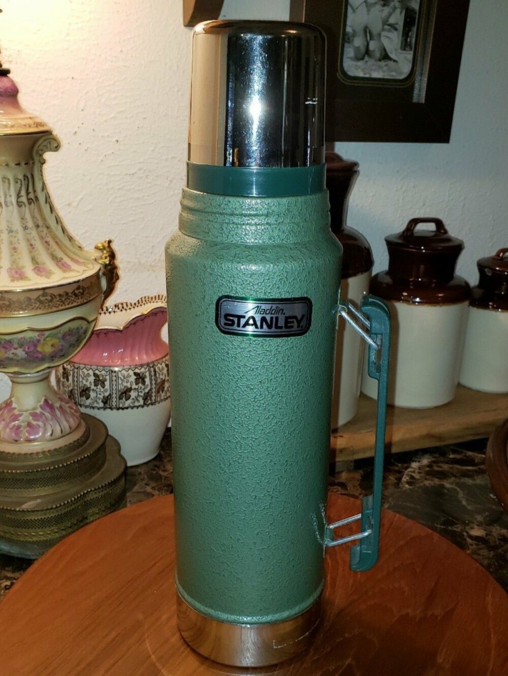 Vintage Green Aladdin Stanley Thermos